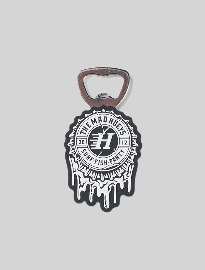 The Mad Hueys Cold One | Magnetic Bottle Opener - Black