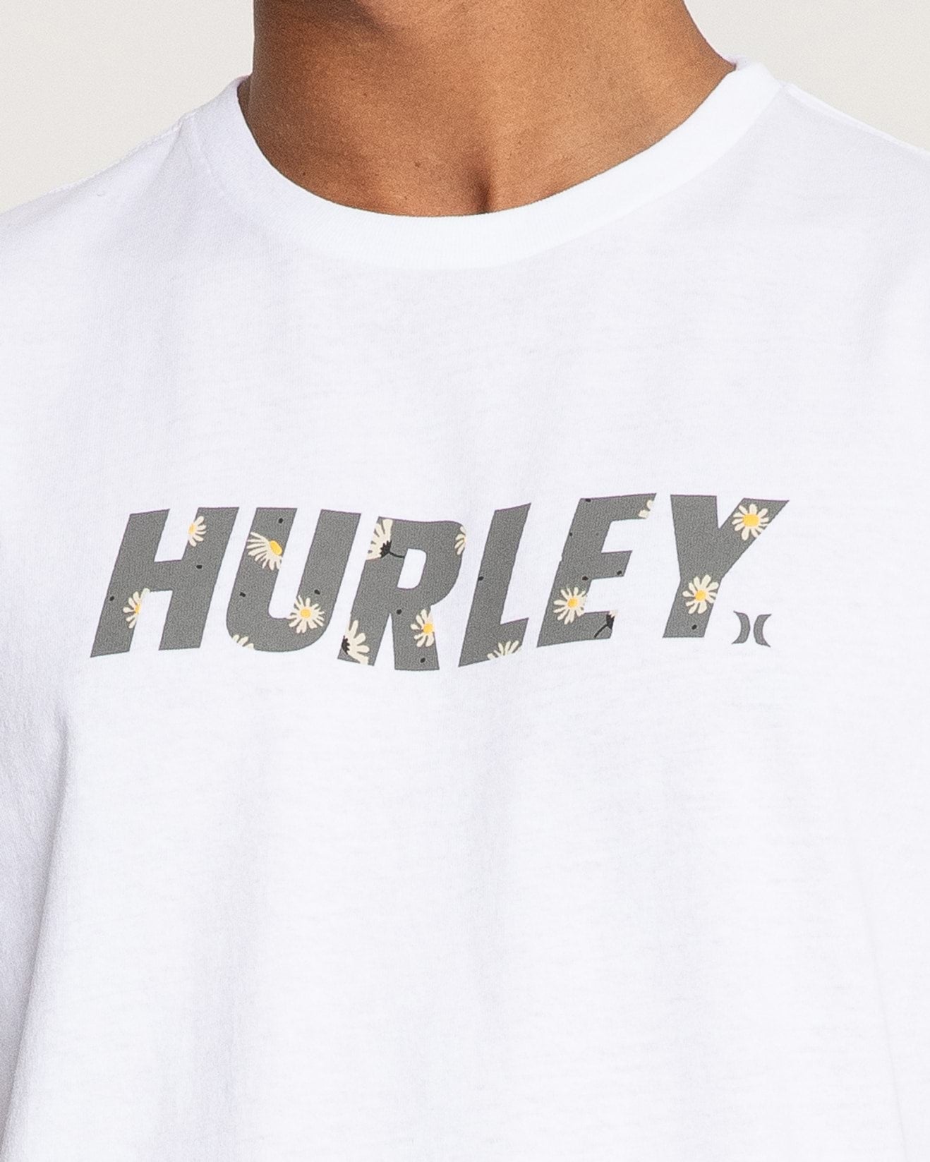 Hurley Fastlane Print Tee White