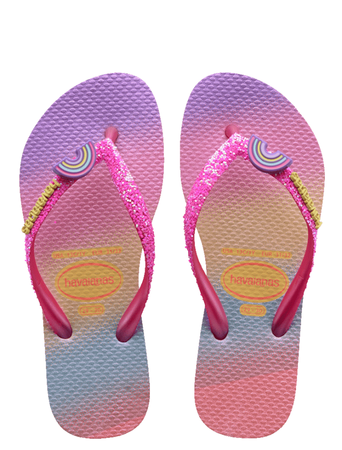 Havaianas Kids Slim Glitter II Pink Lemonade