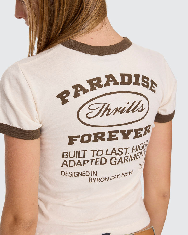 Thrills Last Stop Ringer Boy Tee