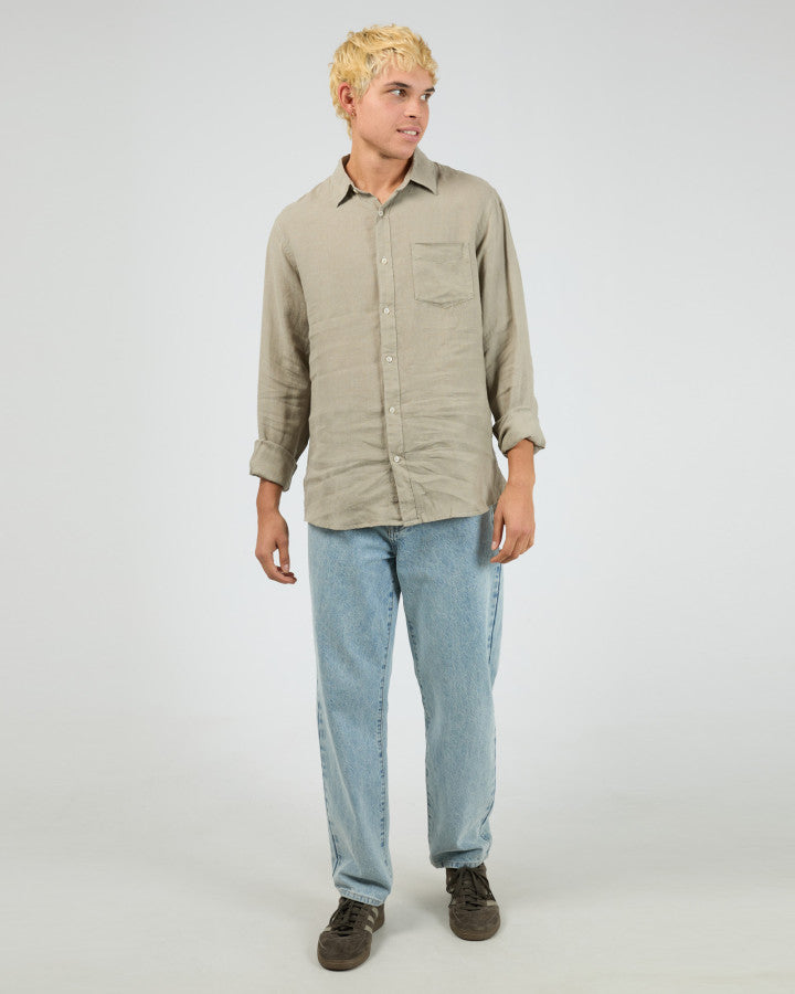 Silent Theory Linen LS Shirt II