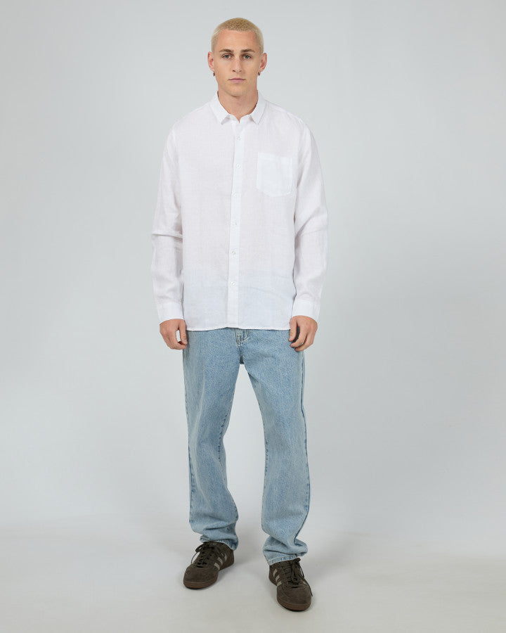 Silent Theory Linen LS Shirt II