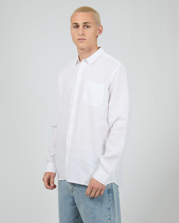 Silent Theory Linen LS Shirt II