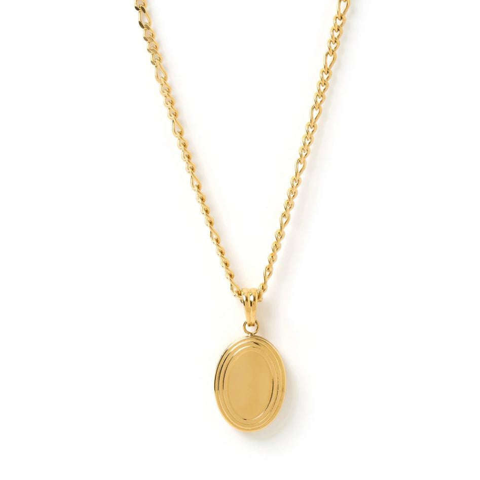 Arms Of Eve Classic Gold Locket Necklace