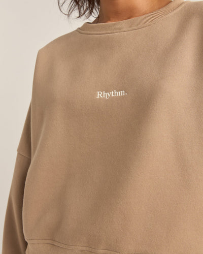 Rhythm Logo Crew Neck Fleece