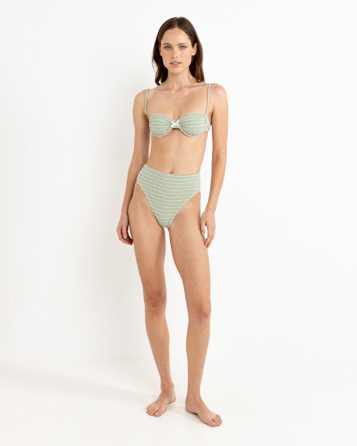 Rhythm Lola Check Balconette Top