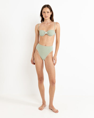 Rhythm Lola Check Balconette Top