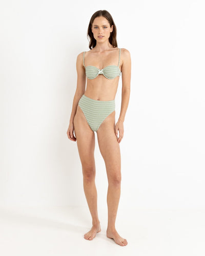 Rhythm Lola Check Hi Waist Pant