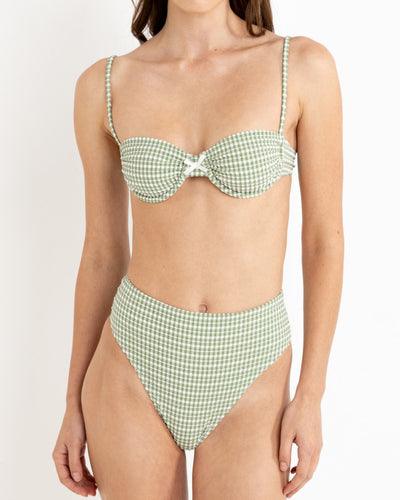 Rhythm Lola Check Hi Waist Pant