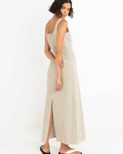 Rhythm Lola Check Maxi Dress