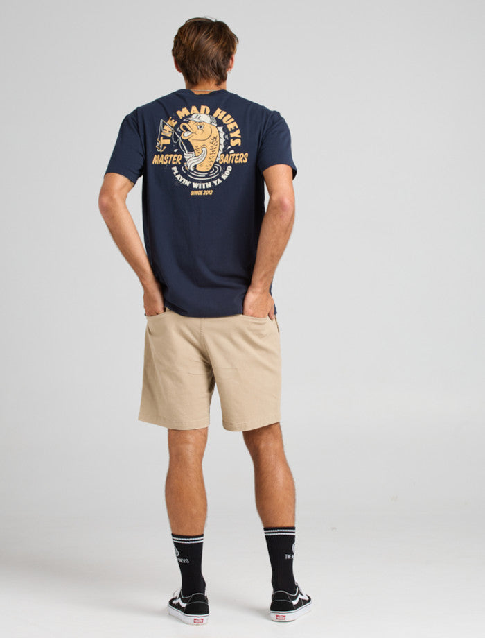 The Mad Hueys Master Baiters | SS Tee - Navy