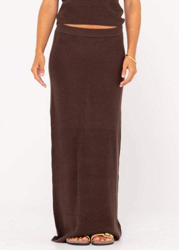 Rusty Ophelia Knit Maxi Skirt