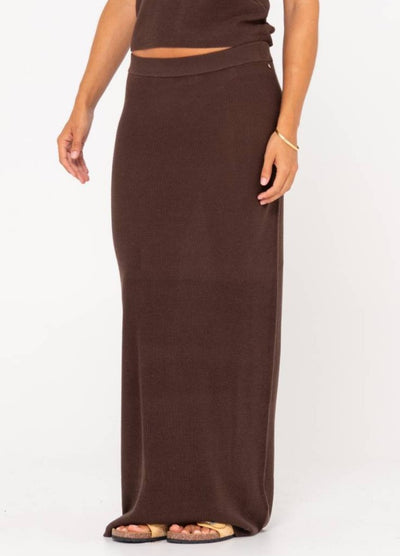 Rusty Ophelia Knit Maxi Skirt