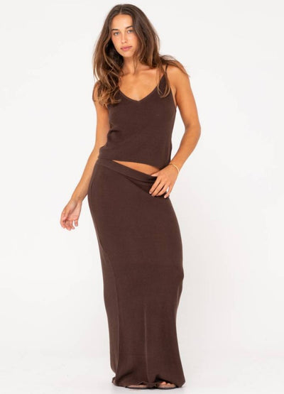 Rusty Ophelia Knit Maxi Skirt