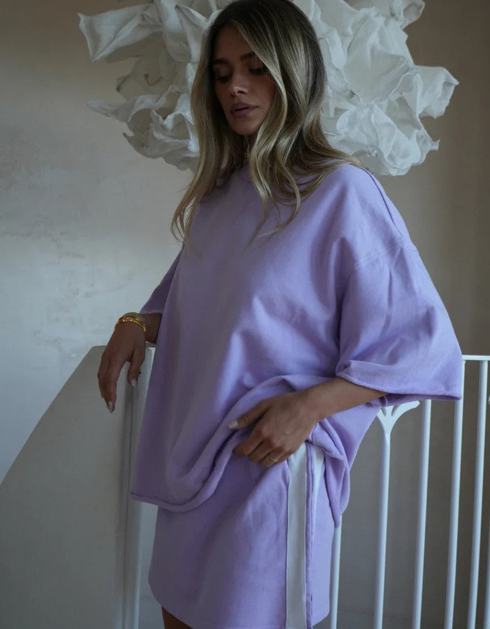 Luna Lane Maya Mini Skirt Lilac