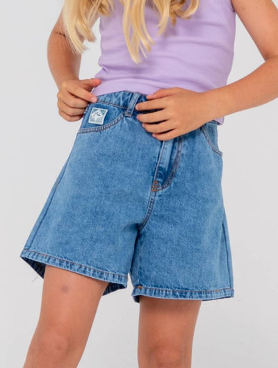 Rusty Cyprus High Denim Short Girls