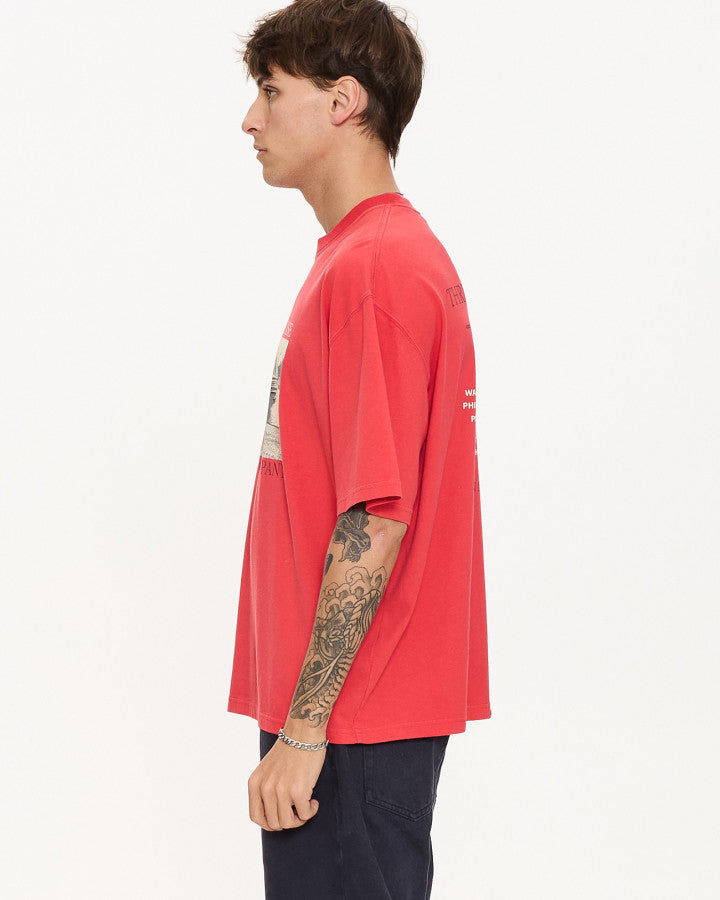 Thrills Metal and Dust Box Fit Oversize Cropped Tee