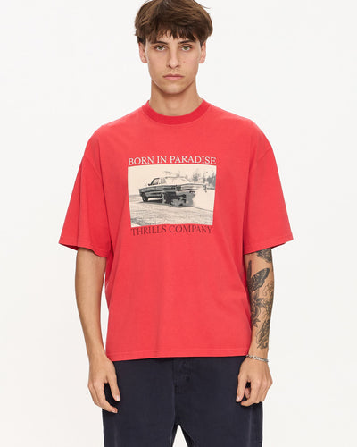 Thrills Metal and Dust Box Fit Oversize Cropped Tee