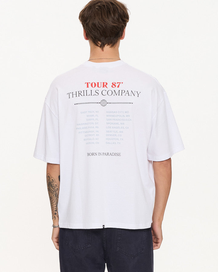 Thrills Metal and Dust Box Fit Oversize Cropped Tee.