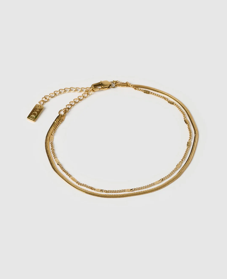Arms Of Eve Millie Gold Anklet