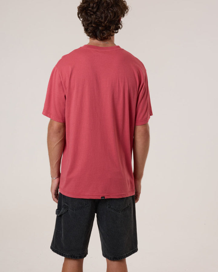 Thrills Minimal Thrills Merch Fit Tee - Redwood