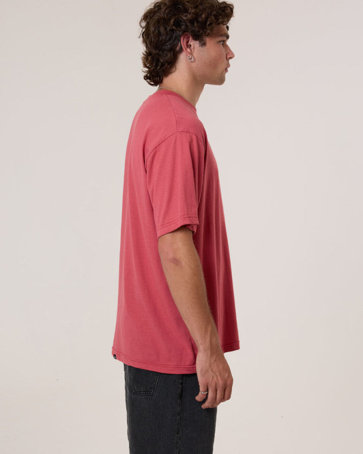 Thrills Minimal Thrills Merch Fit Tee - Redwood