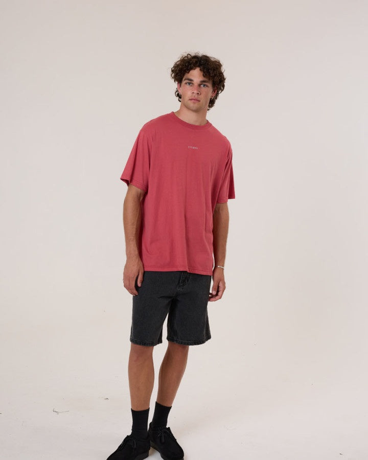 Thrills Minimal Thrills Merch Fit Tee - Redwood