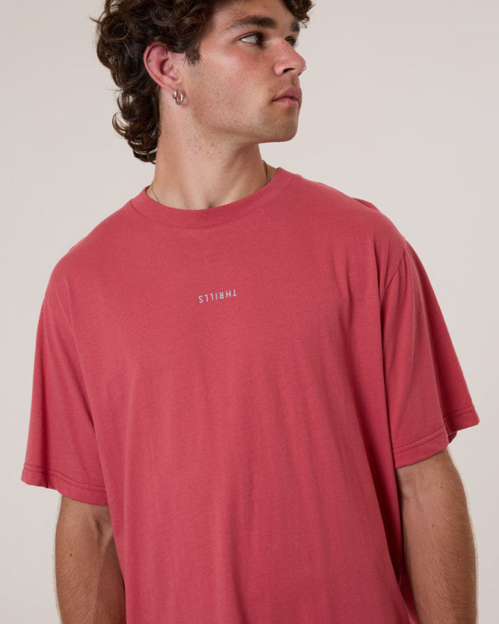 Thrills Minimal Thrills Merch Fit Tee - Redwood