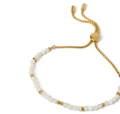 Arms Of Eve Myla Moonstone and Gold Bracelet