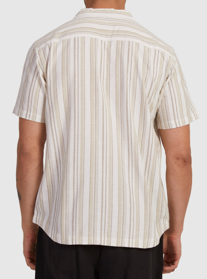 RVCA Beat Stripe SS Shirt