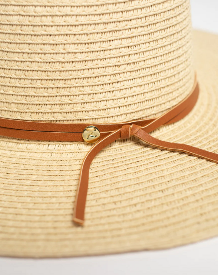 Rusty Gisele Straw Hat
