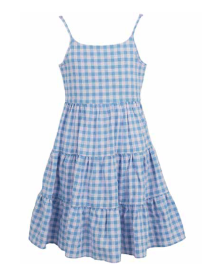 Eve Girl Natalie Check Dress  (Size 8-16)