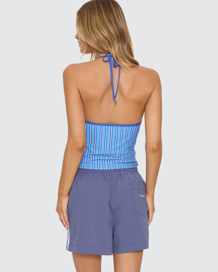 Thrills Nautical Halter Tank - Nautical Stripe