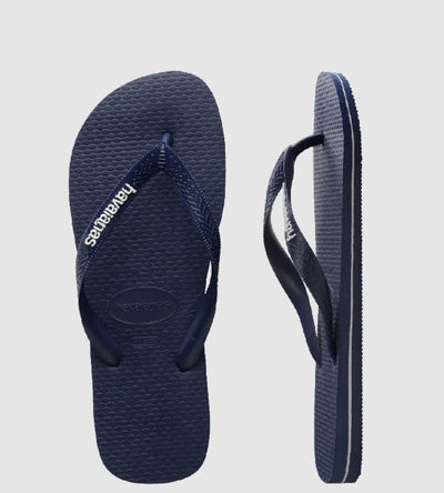 Havaianas Kids Rubber Logo Navy Blue Toddler