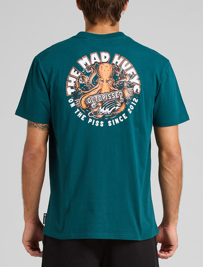 The Mad Hueys Octopissed | SS Tee - Atlantic
