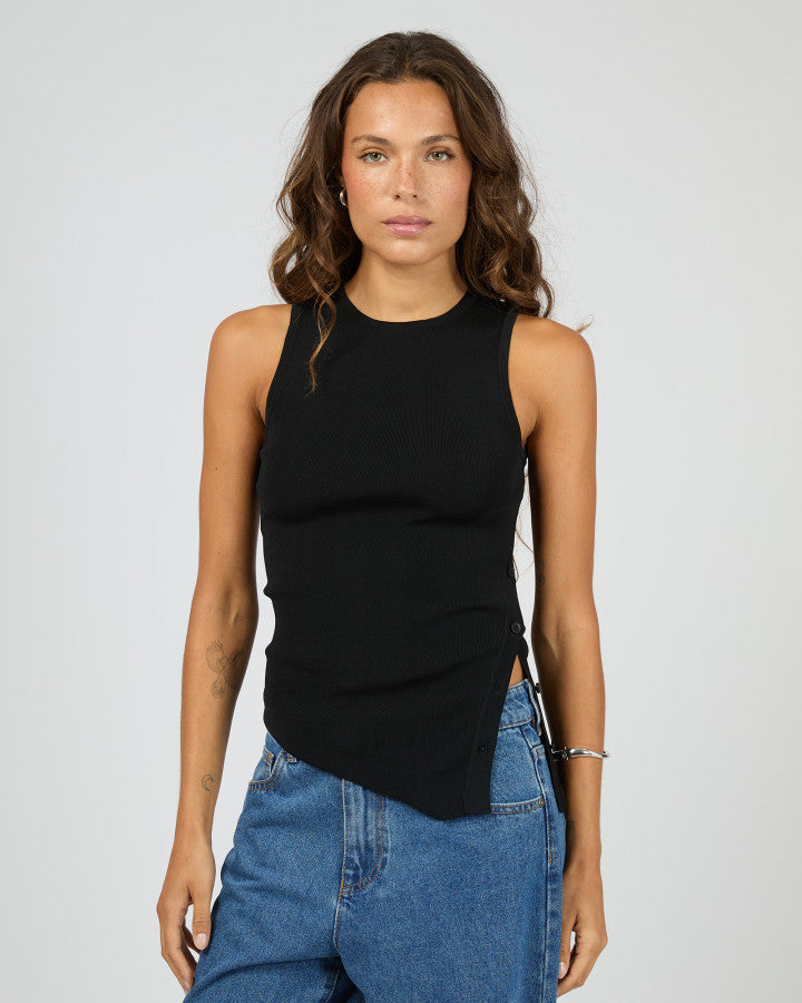 Silent Theory Ollie Button Down Knit Tank
