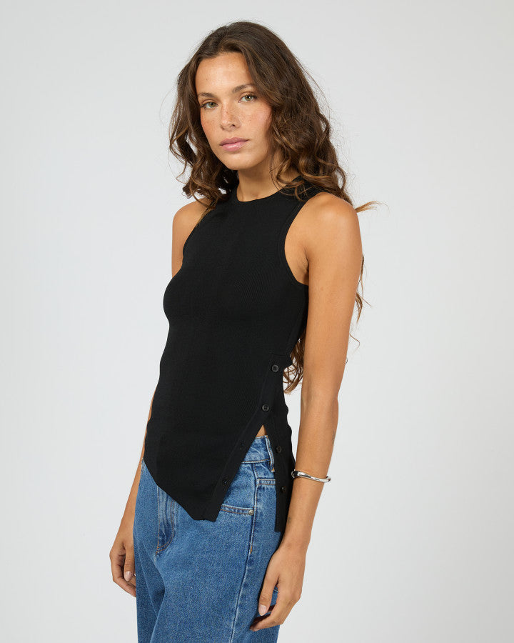 Silent Theory Ollie Button Down Knit Tank