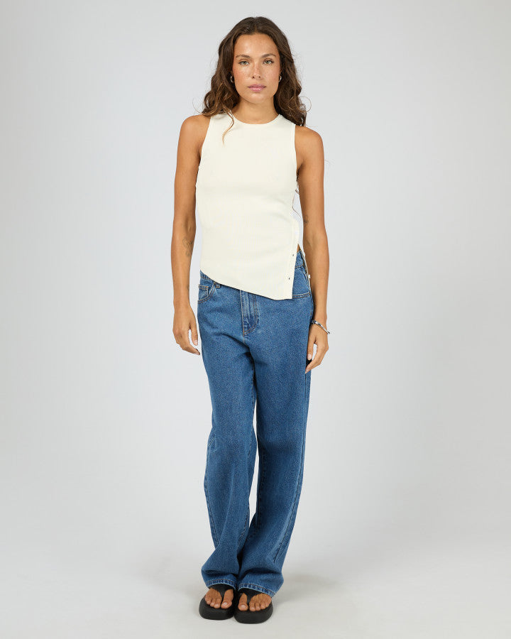 Silent Theory Ollie Button Down Knit Tank