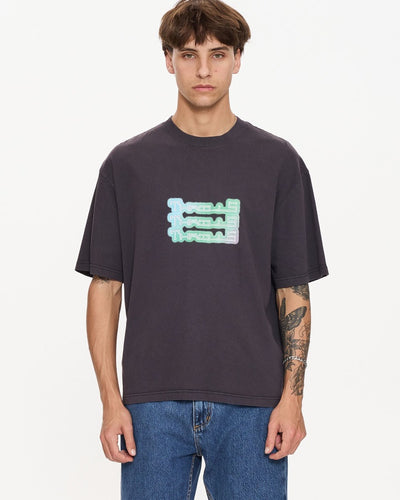 Thrills Orbital Box Fit Oversize Cropped Tee