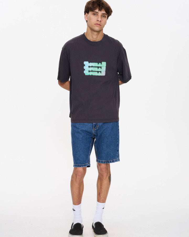 Thrills Orbital Box Fit Oversize Cropped Tee