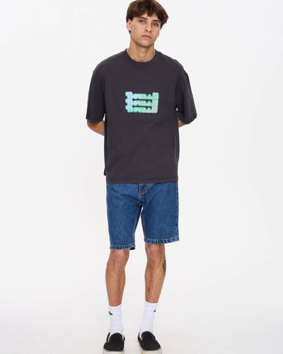 Thrills Orbital Box Fit Oversize Cropped Tee