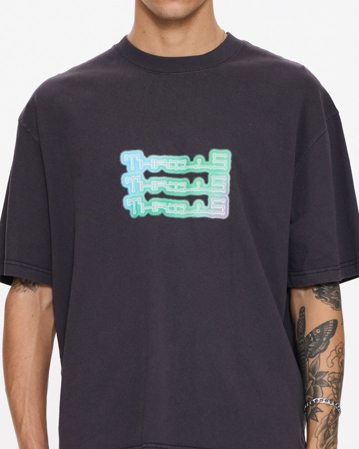 Thrills Orbital Box Fit Oversize Cropped Tee
