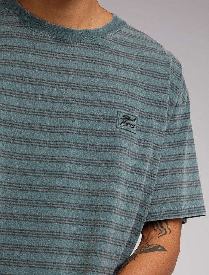 Silent Theory Overdyed Stripe Tee