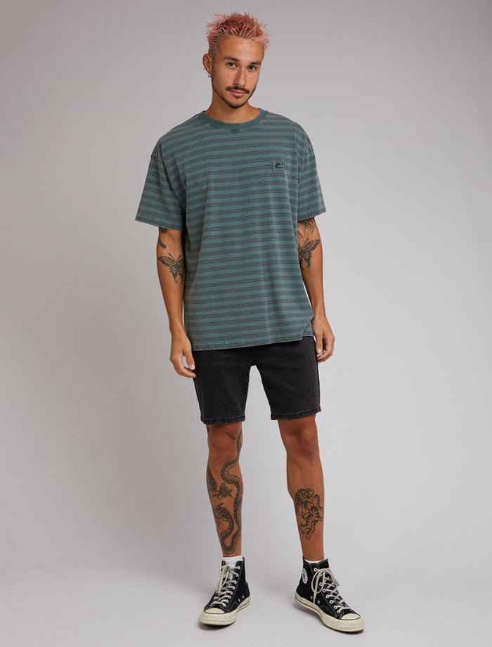 Silent Theory Overdyed Stripe Tee