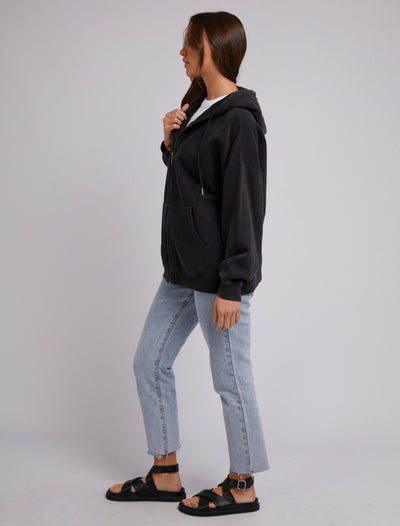 Silent Theory Oversized Zip Thru Hoody