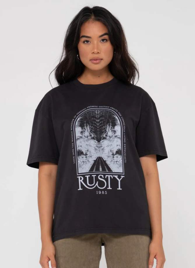 Rusty Destiny Awaits Oversized Tee
