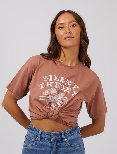 Silent Theory Paradox Tie Tee