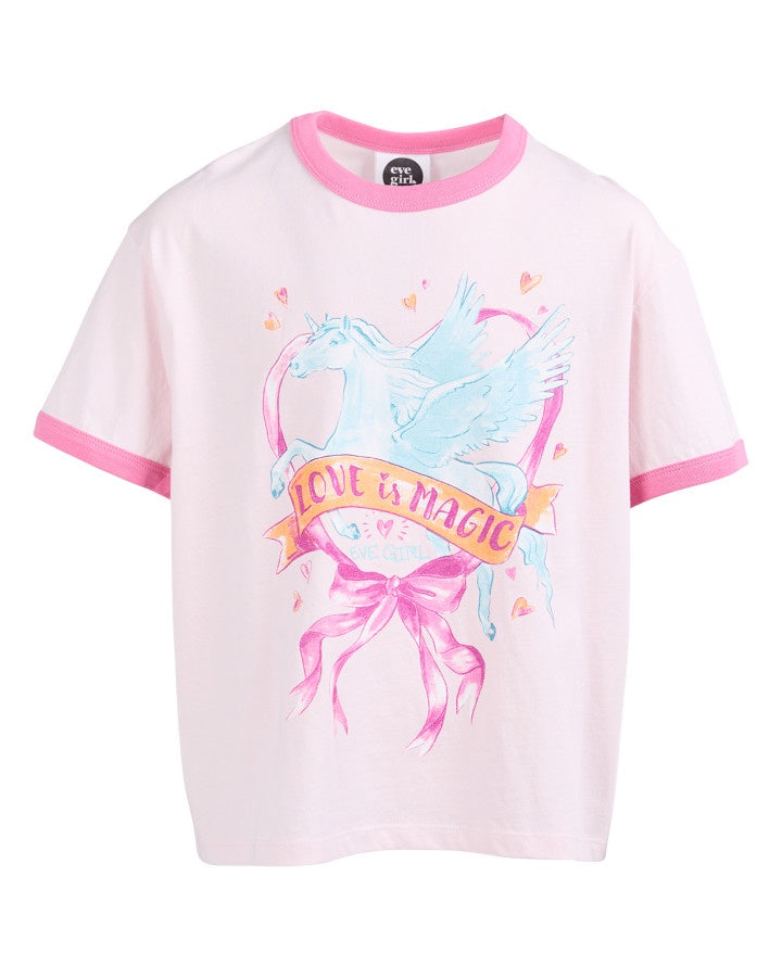 Eve Girl Pegasus Ringer Tee (Size  8-16)