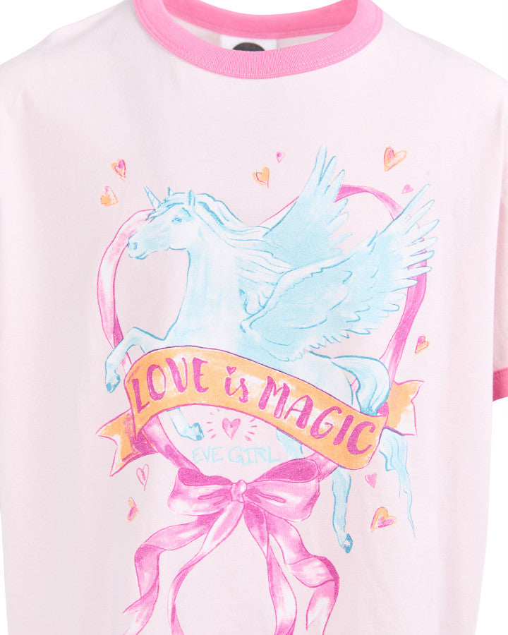 Eve Girl Pegasus Ringer Tee (Size 3-7)