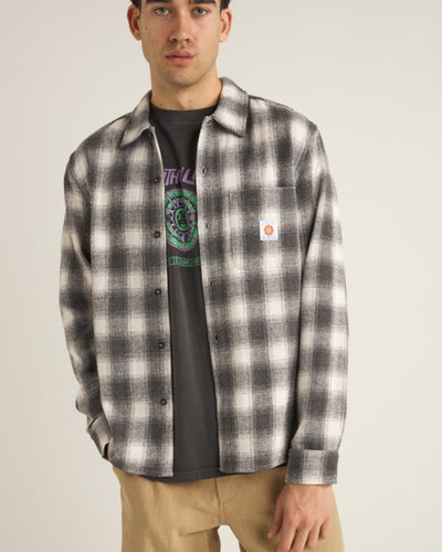 Rhythm Plaid Ls Flannel Shirt